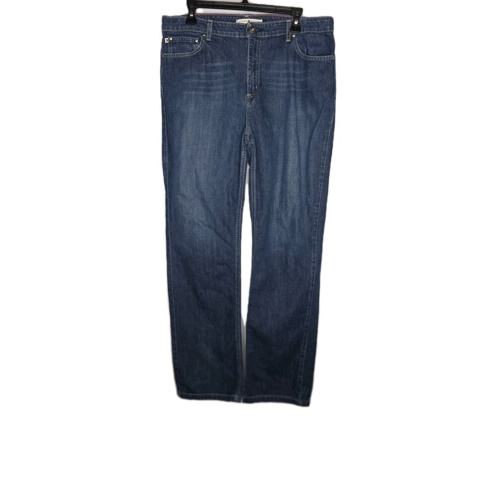 Tommy Hilfiger Womens Classic 14 R 5 Pocket Blue Jeans Straight Leg High Rise